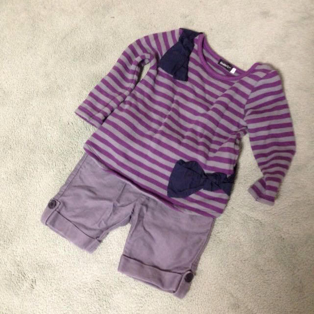 BeBe(ベベ)のBeBeのセットアップ100＋ワンピ キッズ/ベビー/マタニティのキッズ服女の子用(90cm~)(ドレス/フォーマル)の商品写真