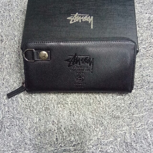 STUSSY - お勧め!!Stussy ステューシー 長財布 ブラック メンズ の通販 by オオキI's shop|ステューシーならラクマ