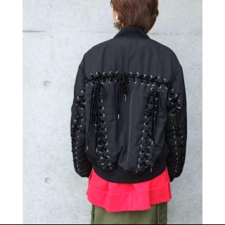 ジーヴィジーヴィ(G.V.G.V.)の新品同様 未使用 G.V.G.V. LACE UP MA-1 BLOUSON (ブルゾン)