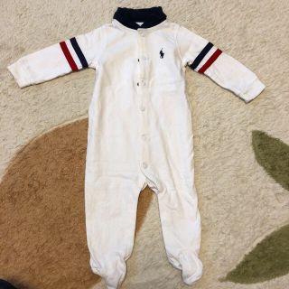 ラルフローレン(Ralph Lauren)のまるる様専用 足付きロンパース 6M と星形アフガン(ロンパース)