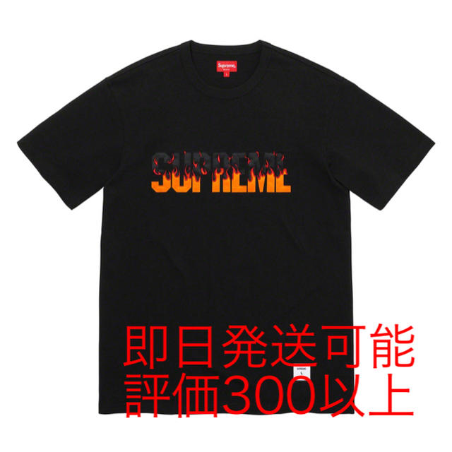 Supreme Flame S/S Top Black Lサイズ