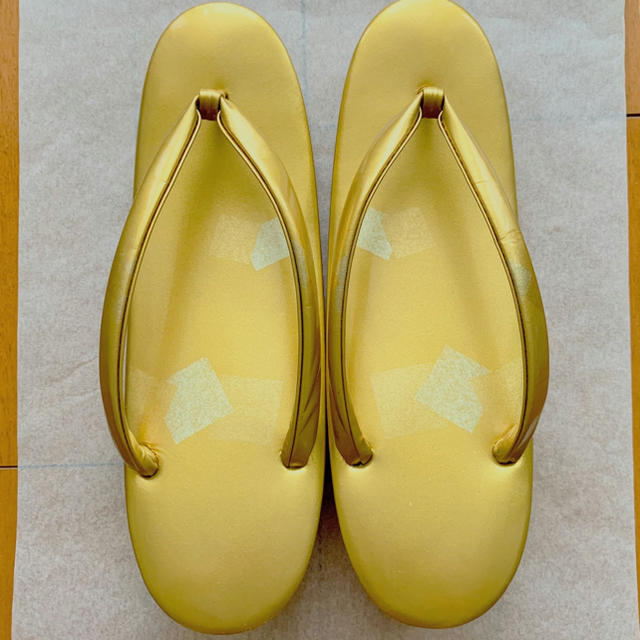 和装小物 草履 ゴールド レディースの靴/シューズ(下駄/草履)の商品写真