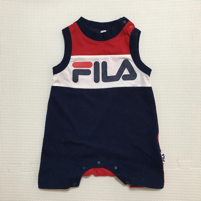 FILA(フィラ)のFILA ノースリーブロンパース キッズ/ベビー/マタニティのベビー服(~85cm)(ロンパース)の商品写真