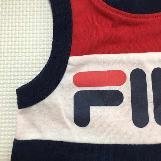 FILA(フィラ)のFILA ノースリーブロンパース キッズ/ベビー/マタニティのベビー服(~85cm)(ロンパース)の商品写真