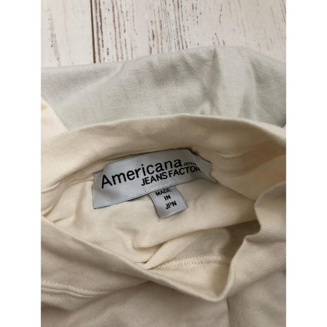 AMERICANA(アメリカーナ)のアメリカーナ ジーンズファクトリー ロンT Tシャツ レディースのトップス(Tシャツ(長袖/七分))の商品写真