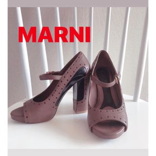 マルニ(Marni)のマルニ MARNI オープントゥ パンプス(ハイヒール/パンプス)