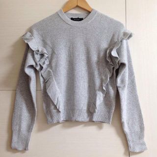 ダブルクローゼット(w closet)の新品！wcloset♡フリルプルオーバー(ニット/セーター)