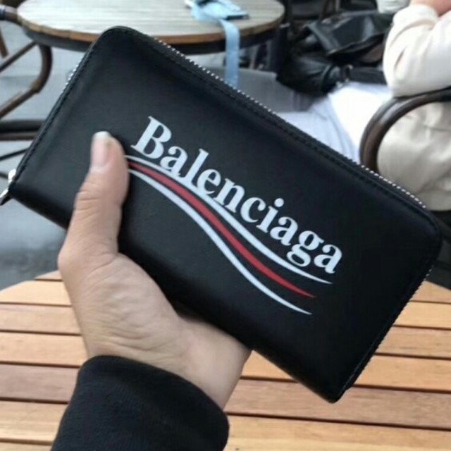 Balenciaga - BALENCIAGAバレンシアガ　長財布　ブラック　メンズ　正規品の通販 by マツ😁シタ's shop｜バレンシアガならラクマ