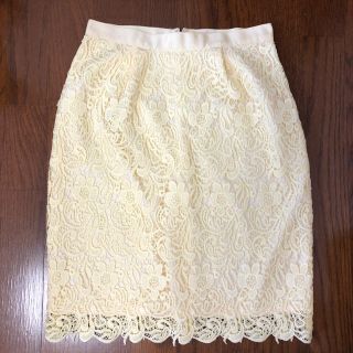 ミッシュマッシュ(MISCH MASCH)の美品 ミッシュマッシュ レーススカート(ひざ丈スカート)