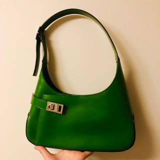 Ferragamo フェラガモ♡ ハンドバッグ  ショルダー♡ミニ♡緑 グリーン