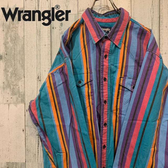 Wrangler(ラングラー)のWrangler  90s  派手 菅田将暉 ビックサイズ  ウエスタンシャツ メンズのトップス(シャツ)の商品写真