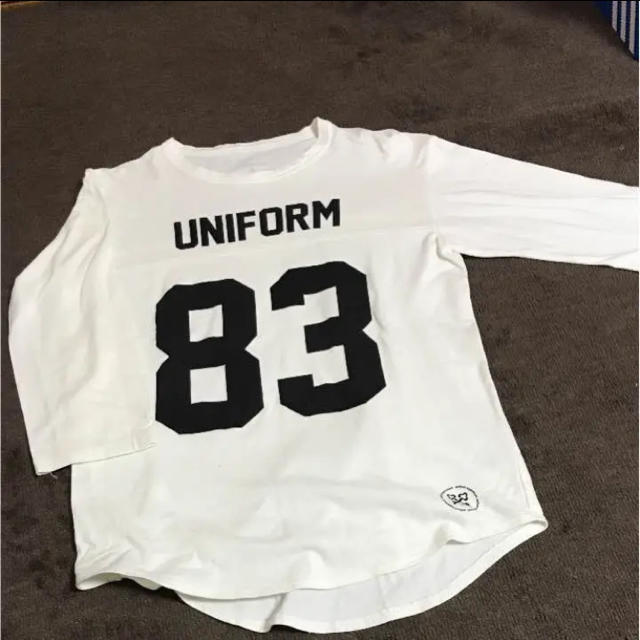 uniform experiment(ユニフォームエクスペリメント)のuniform experiment  カットソー サイズ1 メンズのトップス(Tシャツ/カットソー(半袖/袖なし))の商品写真