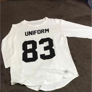 ユニフォームエクスペリメント(uniform experiment)のuniform experiment  カットソー サイズ1(Tシャツ/カットソー(半袖/袖なし))