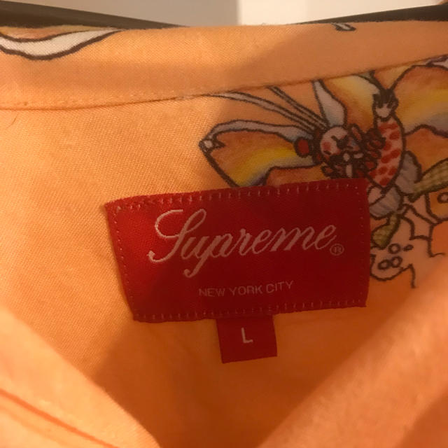 supreme gonz butterfly rayon shirt sizeL 2