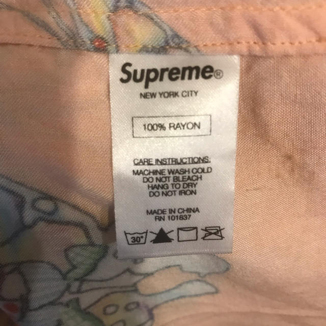 supreme gonz butterfly rayon shirt sizeL 3