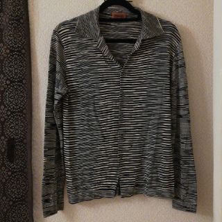 ミッソーニ(MISSONI)のミッソーニオレンジラベル46シャツカーディガン(カーディガン)