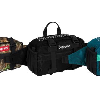 シュプリーム(Supreme)の送料込SUPREME Waist Bag 19aw シュプリームウエストバッグ黒(ウエストポーチ)