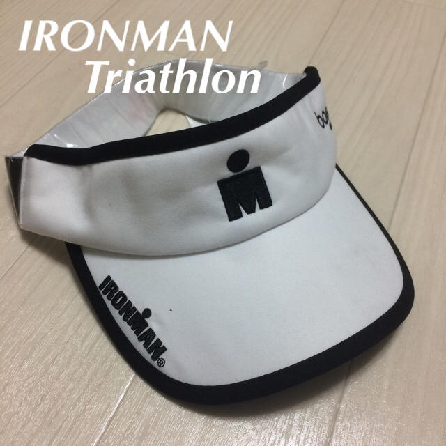 新品★ IRONMAN ランニング トライアスロン バイザー