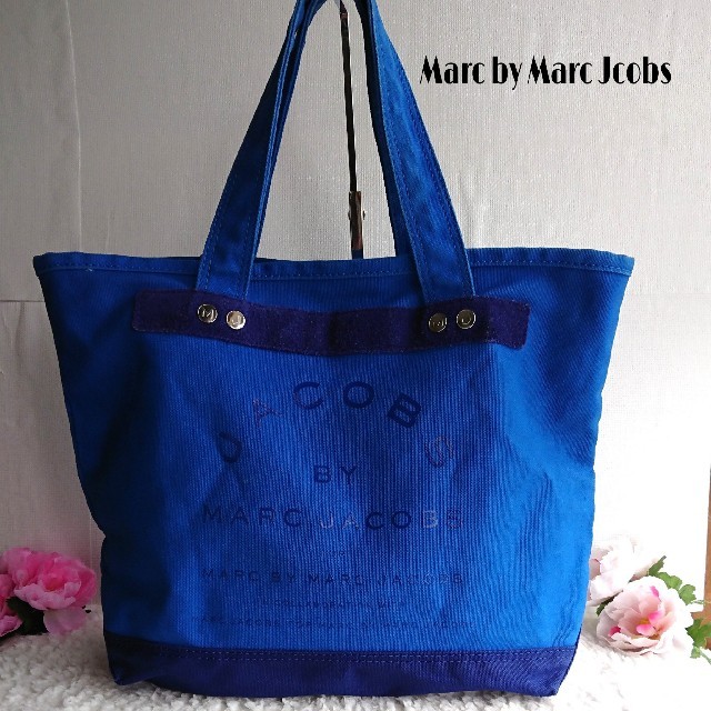 MARC BY MARC JACOBS(マークバイマークジェイコブス)のマークバイマークジェイコブズ♥️トートバッグ✨ブルー レディースのバッグ(トートバッグ)の商品写真