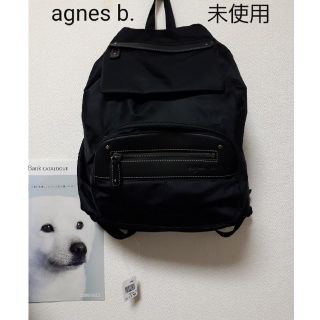 アニエスベー(agnes b.)の未使用☆agnes b. アニエスベー ナイロン×牛革 リュック　バックパック(リュック/バックパック)