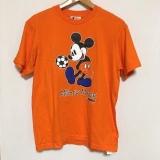 ディズニー(Disney)の美品！アルビレックス新潟 ミッキー Tシャツ Sサイズ ALBIREX サッカー(Tシャツ/カットソー(半袖/袖なし))