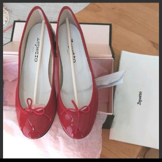 レペット(repetto)の最終値下げ　レペット　えりかさま専用　カミーユ　バレエシューズ　靴　赤　39.5(その他)