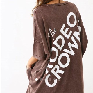 ロデオクラウンズワイドボウル(RODEO CROWNS WIDE BOWL)のブラウン(Tシャツ(半袖/袖なし))