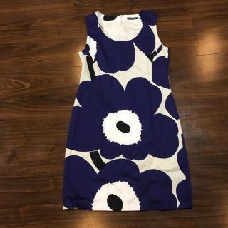 マリメッコ(marimekko)のマリメッコ ワンピース 42  大きいサイズ  ウニッコ柄(ロングワンピース/マキシワンピース)