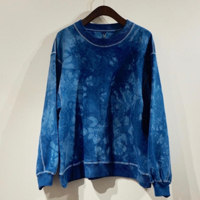yoko sakamoto 2018aw BIG SWEAT 藍染のサムネイル