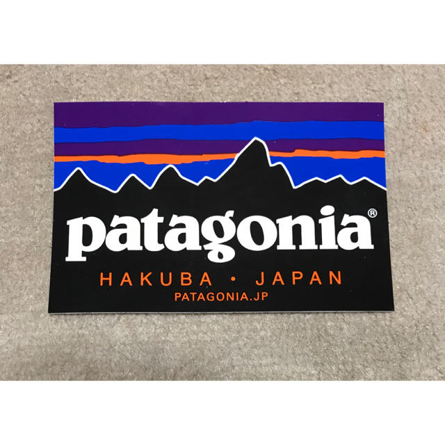 patagonia(パタゴニア)の【白馬限定】patagonia ステッカー 自動車/バイクのバイク(ステッカー)の商品写真