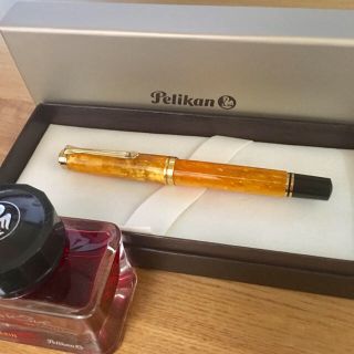 ペリカン(Pelikan)のペリカン M600ヴァイブラントオレンジ 細字(ペン/マーカー)