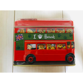 ハロッズ(Harrods)のHarrods「ロンドン・バス ・ベア」ミルクチョコレート 200g 貯金箱(菓子/デザート)