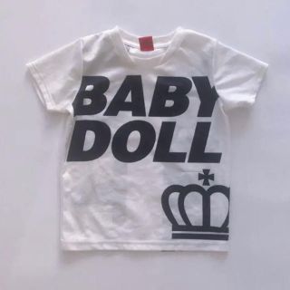 ベビードール(BABYDOLL)の新品訳あり BABYDOLL Tシャツ 半袖 ベビド ホワイト(Tシャツ/カットソー)