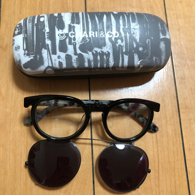 CHARI & CO 伊達眼鏡 サングラス メンズのファッション小物(サングラス/メガネ)の商品写真