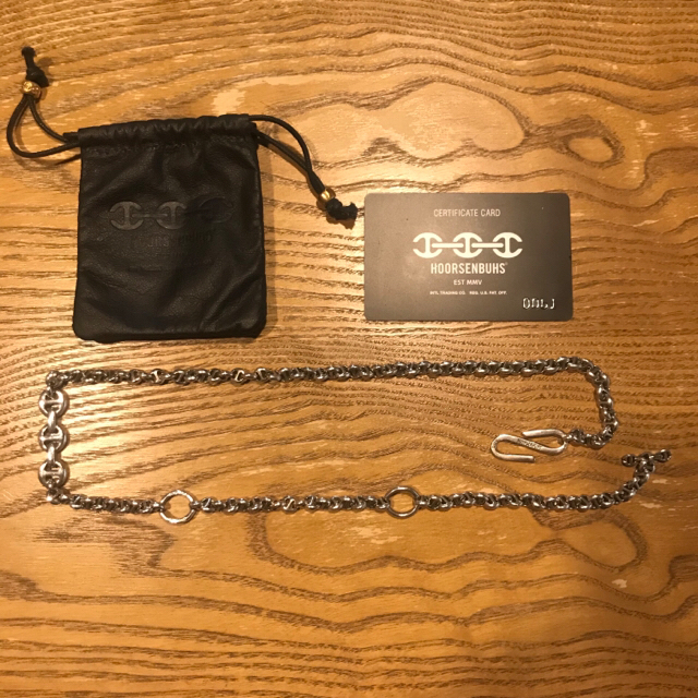 ウォレットチェーンHOORSENBUHS 5MM OPEN-LINK WALLET CHAIN