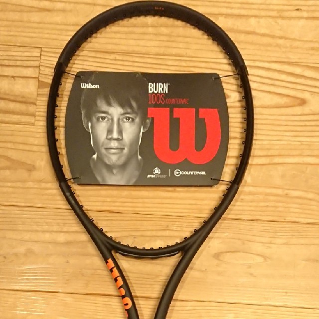 wilson(ウィルソン)のBURN 100S CV black edition グリップ3 新品未使用品 スポーツ/アウトドアのテニス(ラケット)の商品写真