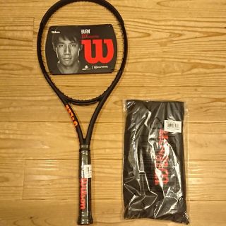 ウィルソン(wilson)のBURN 100S CV black edition グリップ3 新品未使用品(ラケット)