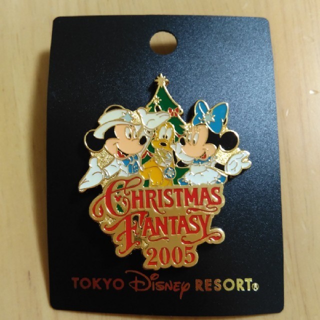 Disney(ディズニー)のディズニーリゾート ピンバッジ ディズニークリスマス2005 ディズニーランド エンタメ/ホビーのアニメグッズ(バッジ/ピンバッジ)の商品写真