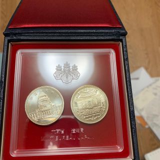 議会開設100周年 五千円銀貨 二枚(貨幣)