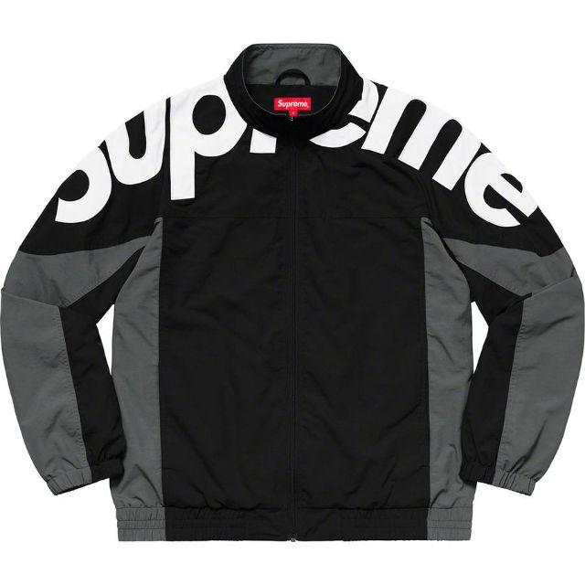 ＭカラーM Supreme Shoulder Logo Track Jacket 黒