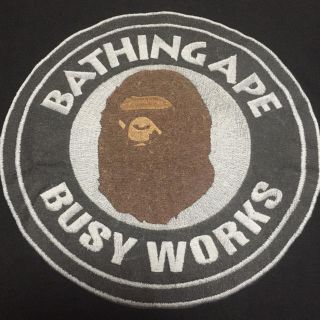 アベイシングエイプ(A BATHING APE)のA BATHING APE  BUSY WORKS ロゴ Tシャツ Sサイズ(Tシャツ/カットソー(半袖/袖なし))