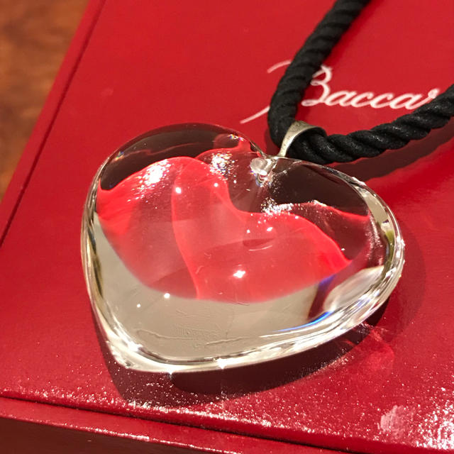Baccarat - バカラ ロマンス ハート チョーカー ペンダント ネックレス