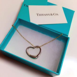 ティファニー(Tiffany & Co.)の美品 ティファニー オープンハート(ネックレス)