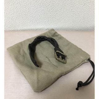 ボッテガヴェネタ(Bottega Veneta)のBOTTEGA VENTA ボッテガ ヴェネタ ２連 ブレスレット こげ茶色(ブレスレット/バングル)