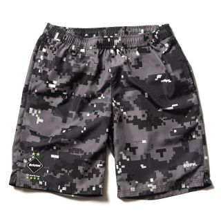 エフシーアールビー(F.C.R.B.)のFCRB 19AW PRACTICE SHORTS ブラックM デジカモ (ショートパンツ)