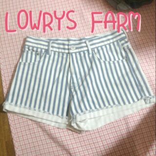 ローリーズファーム(LOWRYS FARM)の値下げ☆LOWRYS＊ｽﾄﾗｲﾌﾟＳＰ(ショートパンツ)