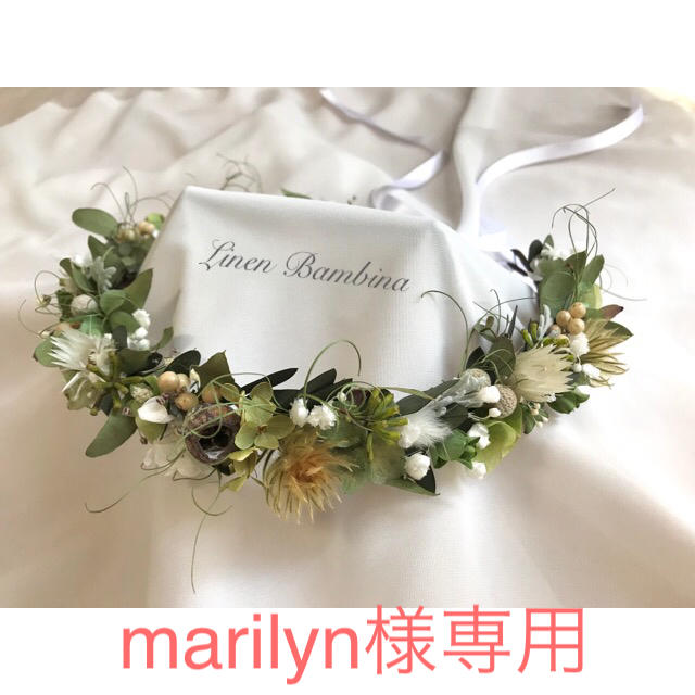 marilyn様専用(花かんむり❁⃘*.゚for kids) その他のその他(オーダーメイド)の商品写真