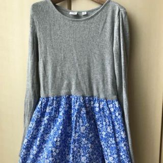 ギャップキッズ(GAP Kids)のGAP　花柄　ワンピース　140(ワンピース)