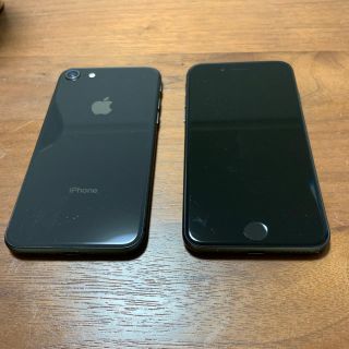 【美品】 iphone 8 スペースグレー