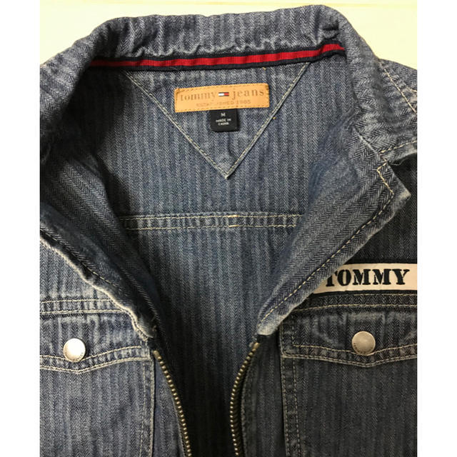 TOMMY(トミー)のtommy jeans デニムワンピース レディースのワンピース(ミニワンピース)の商品写真